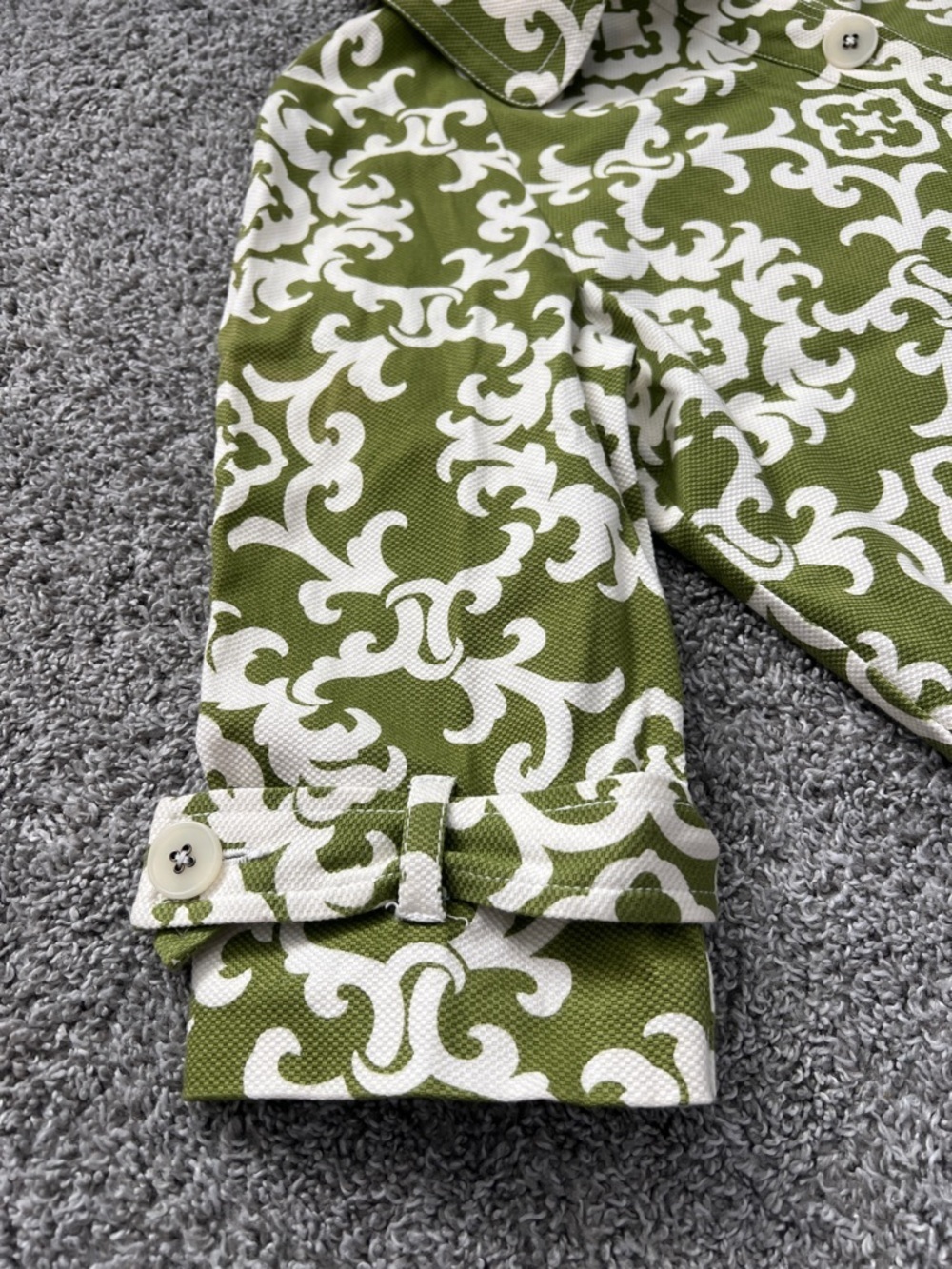Tommy Bahama Tommy Women's Melon Drop Wrought Iron Topper Car Coat - Size 10 - Picture 4 of 13